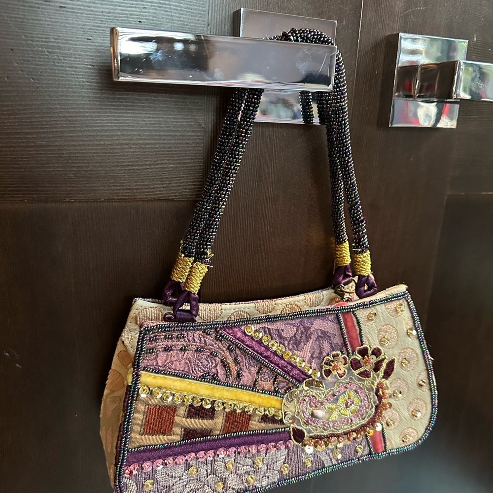 Embellished Multicolor Handbag